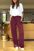 Made in Italy Cricket City Seamed Jogger Beetroot